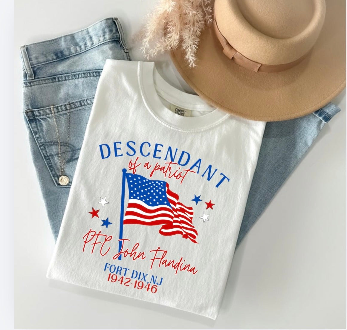 Descendant Of A Patriot, USA Independence Day Shirt