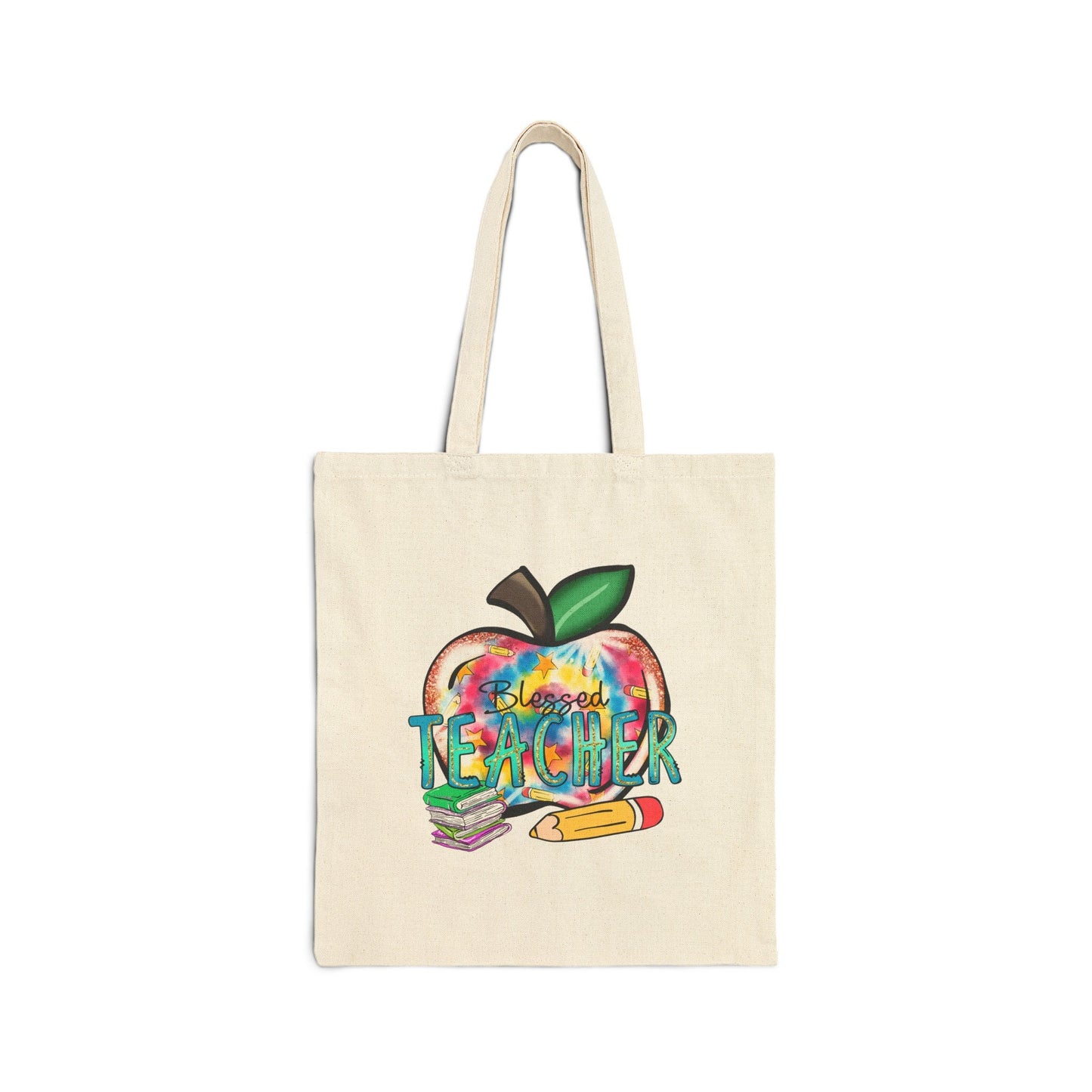 Blessed Teacher Canvas Tote