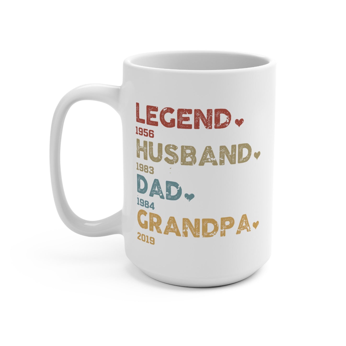 Legend, Husband, Dad, Grandpa Mug