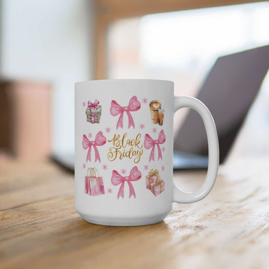 Black Friday Pink Coquette Mug