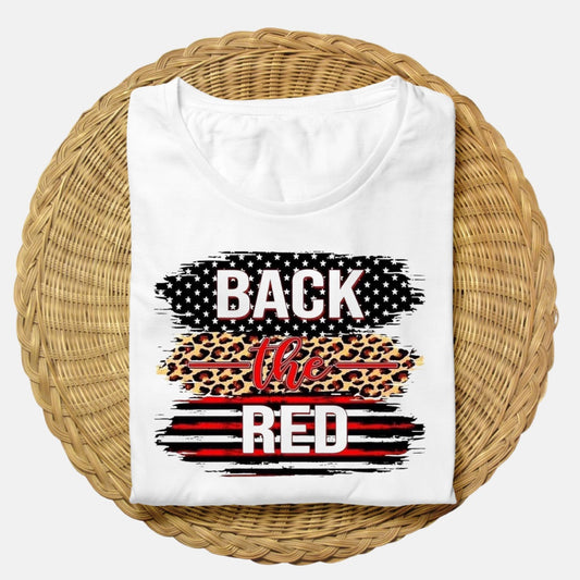 Back The Red Tee