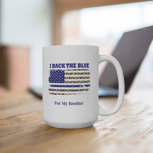I Back The Blue Mug