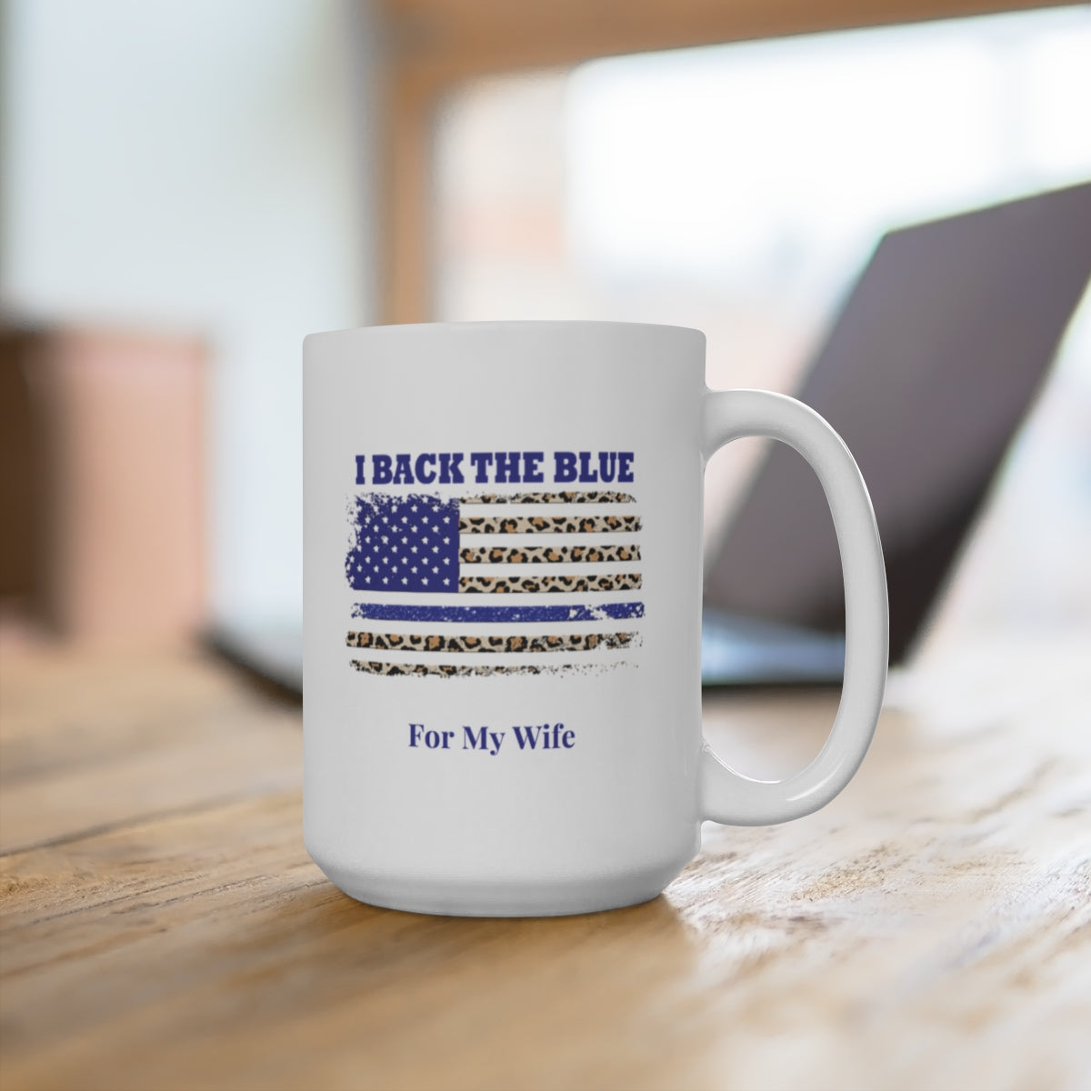 I Back The Blue Mug