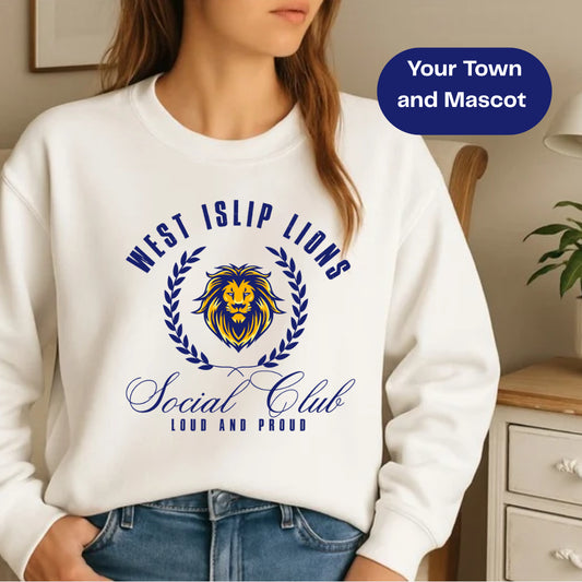 Custom School Social Club Sweatshirt