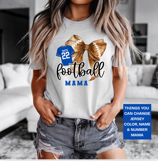 Custom Football Mama Tee