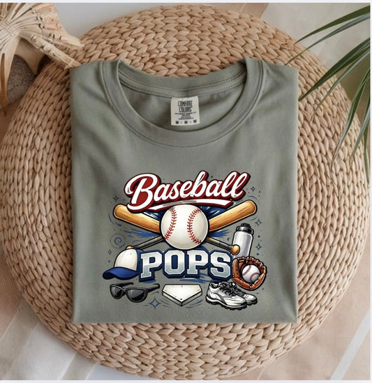 Baseball Pops Tee