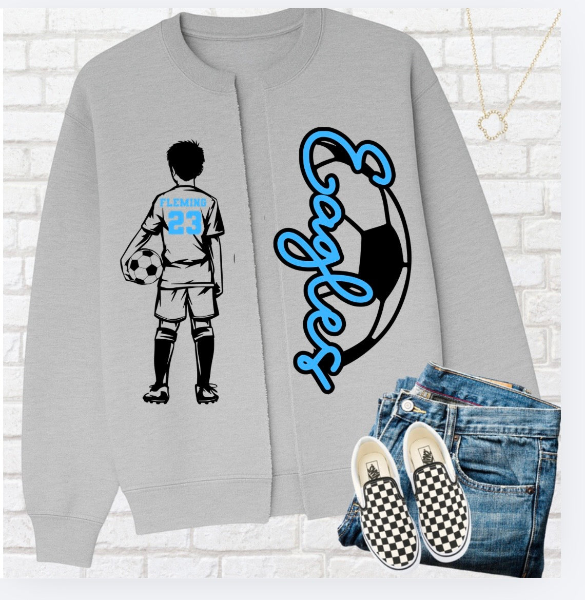Full Custom Gildan Split Sweatshirt