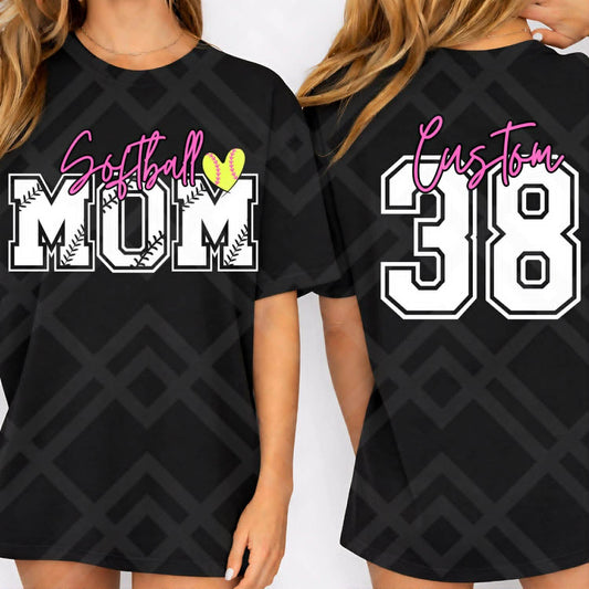 Softball/Baseball Mom Custom Shirt