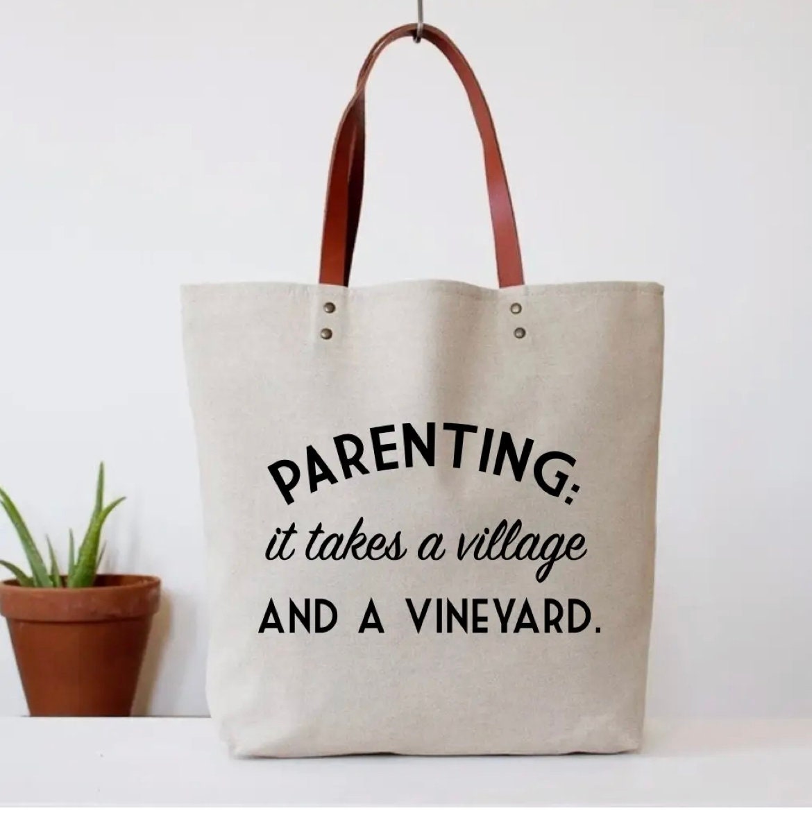 Parenting: It Takes A Village And A Vineyard Tote