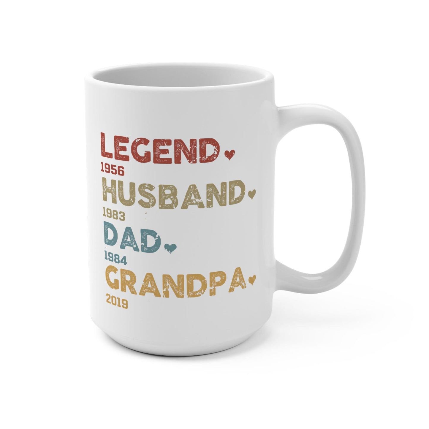 Legend, Husband, Dad, Grandpa Mug